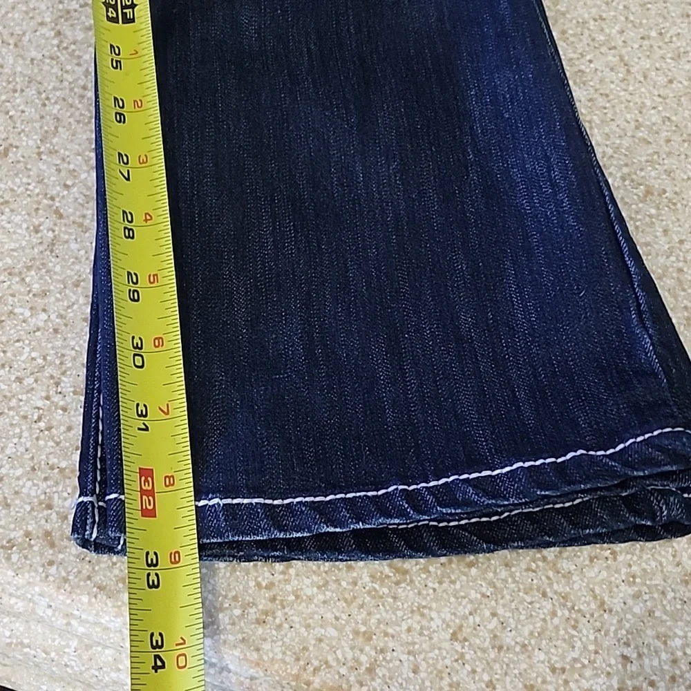 NWOT Twentyone Black by Rue 21 Bling Boot Cut Jeans Size 3/4 - Picture 11 of 13